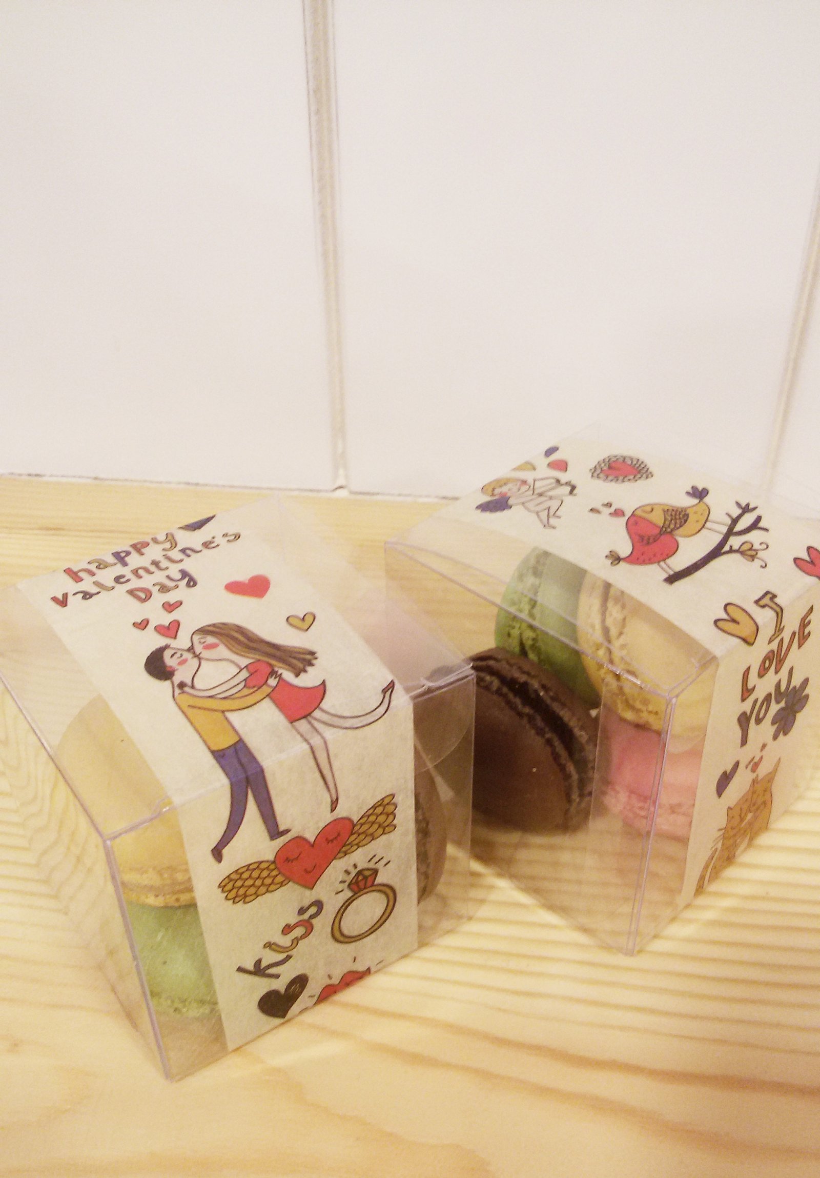 macaron caja
